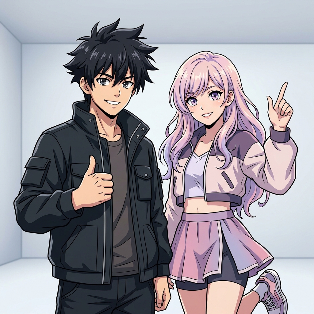 Anime theme character preview